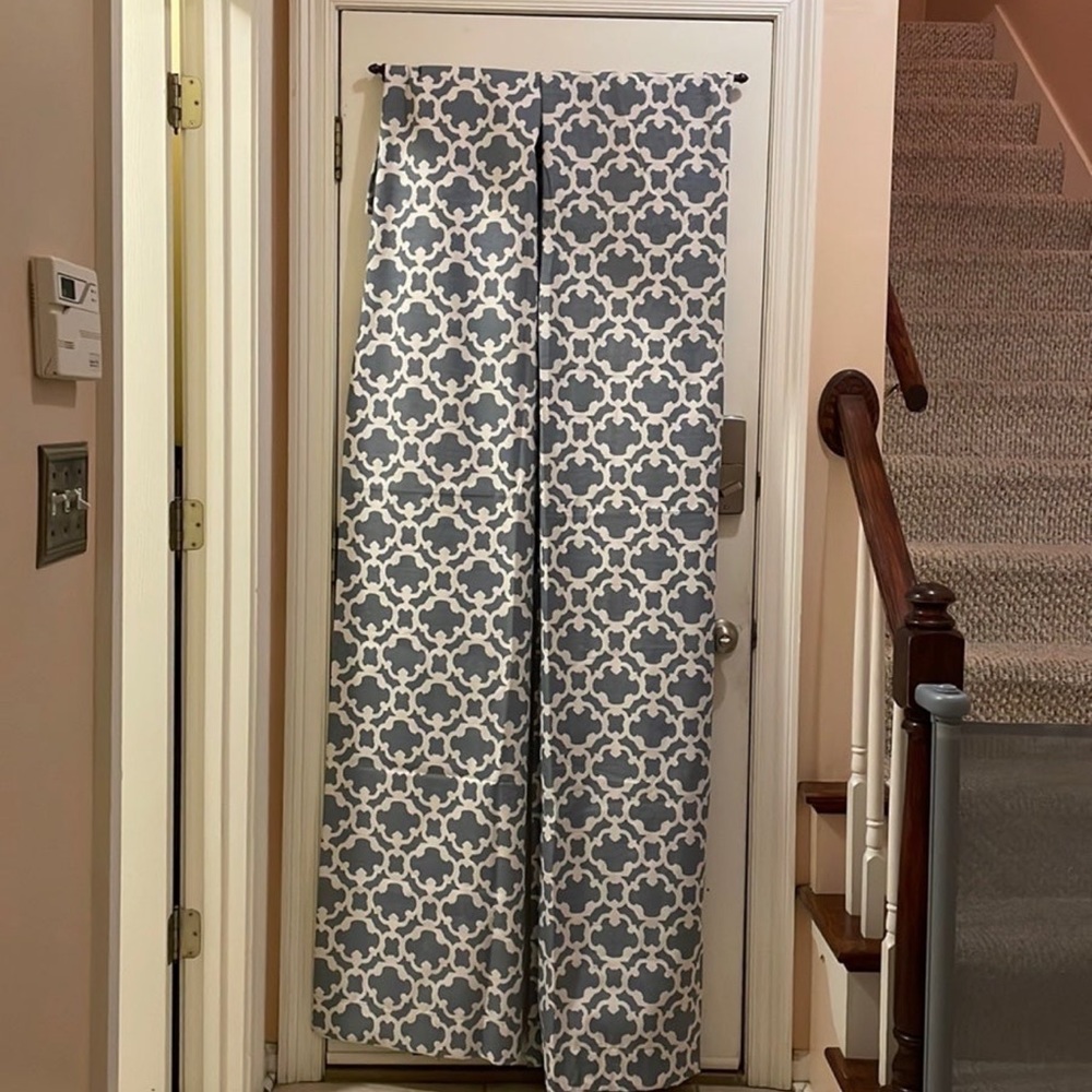 Threshold Blue Curtains (2) panels